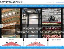 Tablet Screenshot of destryfikatory.pl